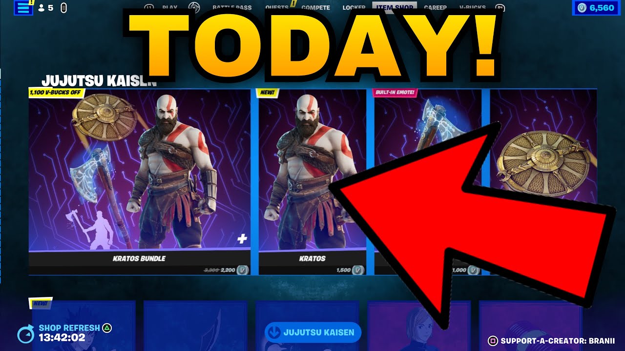 Fortnite Kratos Skin + Leviathan Axe Pickaxe Return Release Date YouTube