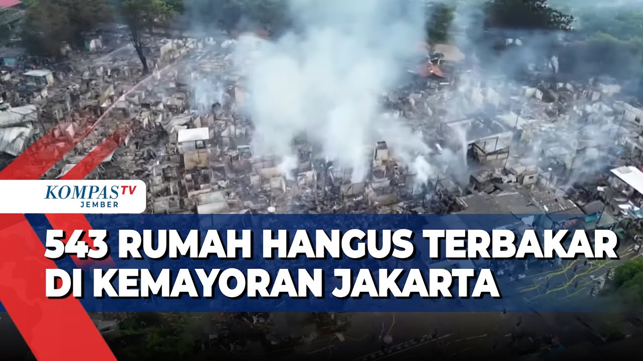 Pantauan Terkini Kebakaran Kemayoran Hanguskan 543 Rumah, Lebih dari 100 Jiwa Terdampak