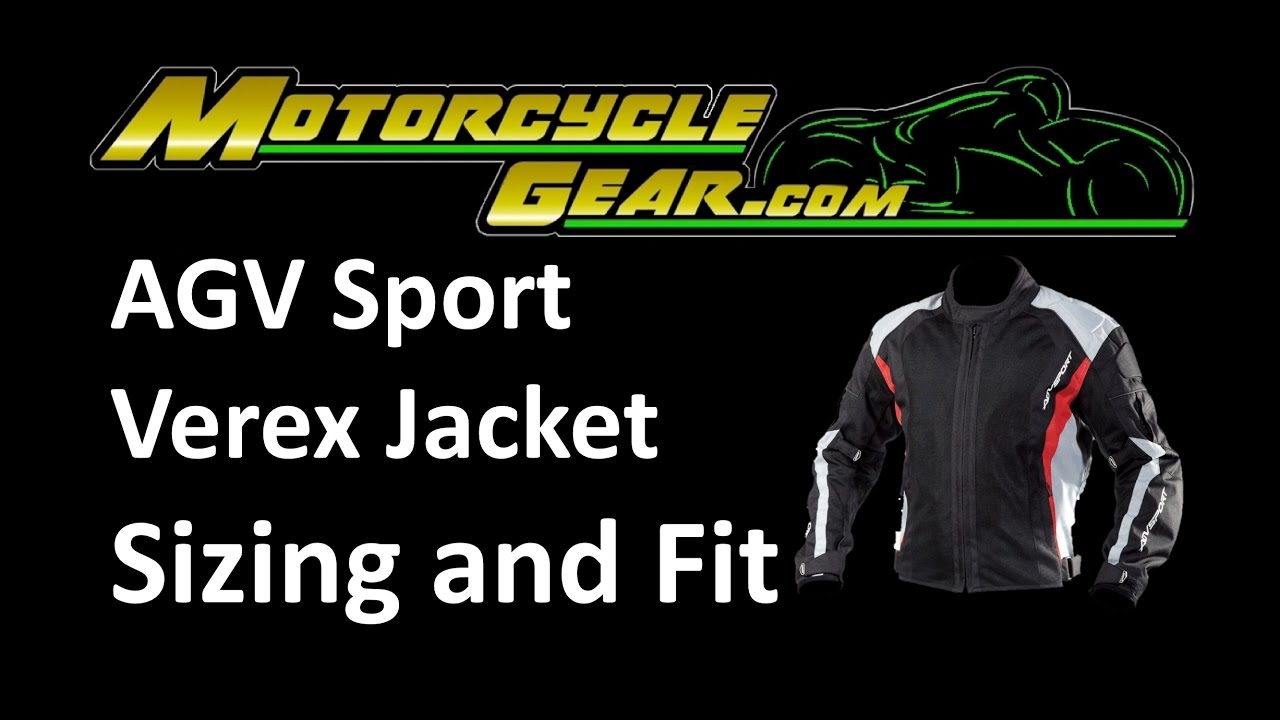 Agv Sport Jacket Size Chart