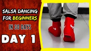 🕺Salsa Dancing for Beginners★ Basic Salsa Step for Men ★ Salsa On 1 [FOLLOW ALONG]
