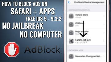 How To Block ADS On Safari + Apps(iOS 9 - 9.3.2)(NO Jailbreak/Computer) iPhone, iPad, iPod Touch