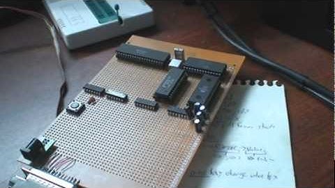 6502 Homebrew Computer: On the protoboard, plus first part of the OS