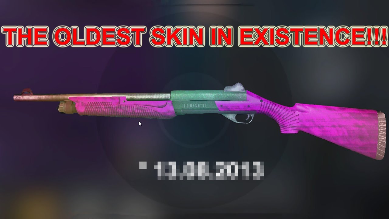 I've found the OLDEST and NEVER TRADED SKIN in CSGO?