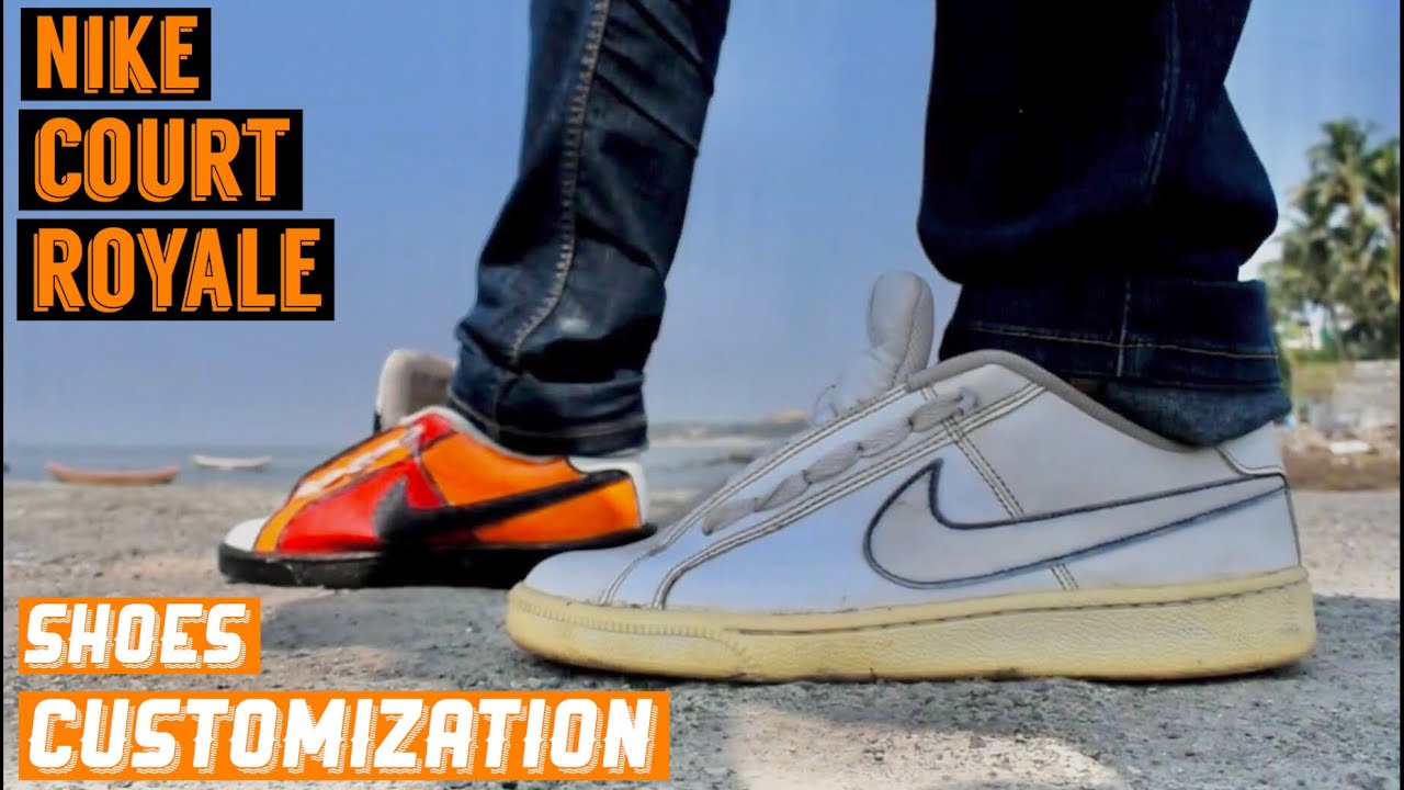 nike court royale custom