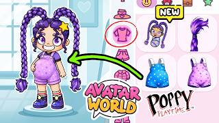 😱 PREGNANT LILY LOVE BRAIDS in 3 GAMES?! Avatar World, Toca Boca & Dopples 🌍 PAZU screenshot 2