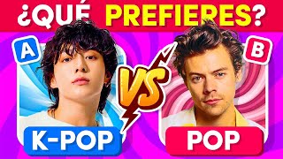 KPOP vs POP Salva una Canción  🤔¿Qué Prefieres? Quiz de Música - Quiz Tv