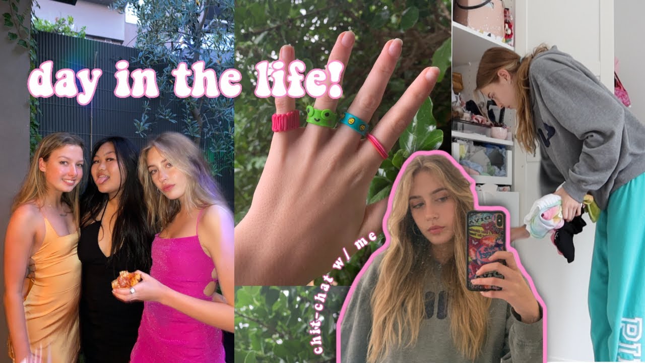 GRWM for a party / making rings / chilling on the weekend!