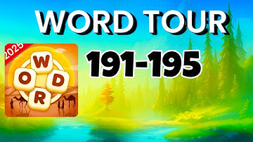 WORD TOUR level 191 192 193 194 195