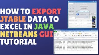 How To Export Jtable Data To Excel In Java Netbeans