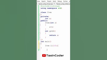 Create  a Parameterized Constructor in C++ | #tasincoder  #code