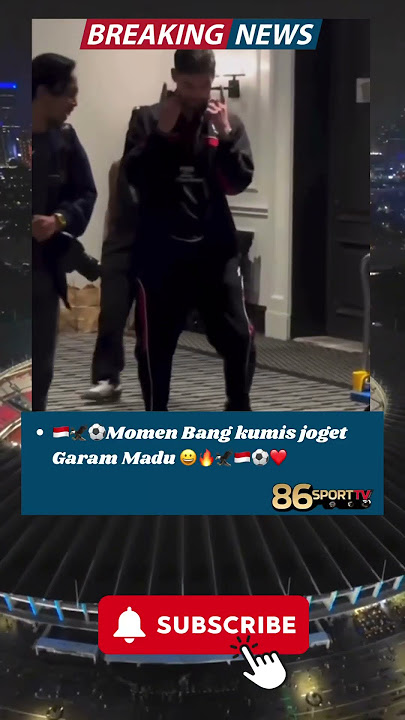 BANG KUMIS SANDY WALSH JOGET GARAM MADU 😀 #timnasindonesia #sandywals #garammadu #joget