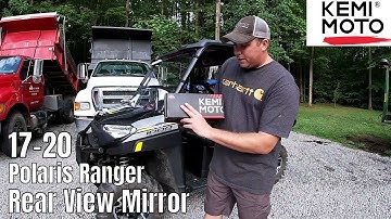 KEMIMOTO 17-20 Polaris Ranger Rear View Mirror