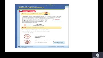 3rd grade Math Lesson 14 Part 1