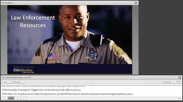 Law Enforcement Investigations of Financial Exploitation and Fraud of Older Americans