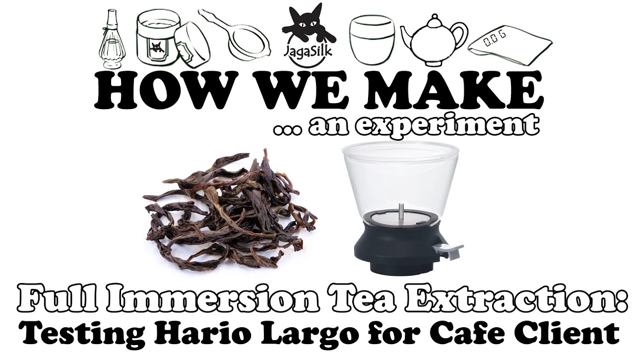 Testing Tea Pot Full Immersion Tea Extraction: Testing Hario Largo for Cafe Client ...