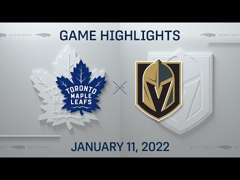 NHL Highlights | Maple Leafs vs. Golden Knights - Jan. 11, 2022