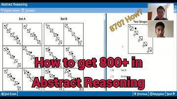 How to score 800+ in Abstract Reasoning *Live Questions*