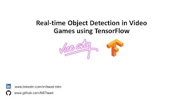 Real-time Object Detection in Video Games using TensorFlow