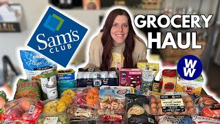 HEALTHY SAM’S CLUB GROCERY HAUL | WW (WeightWatchers) Points & Calories | Weight Loss Journey