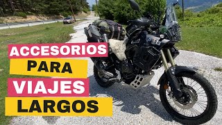 6 ACCESORIOS PARA MOTO que te pueden ser útiles para hacer un viaje largo en moto! #tenere700