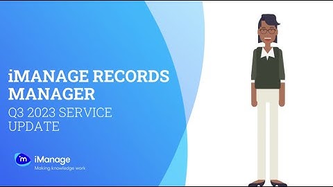 Q3 2023 Cloud Service Update for iManage Records Manager