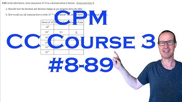 CPM CC3 Chapter 8 Problem 89