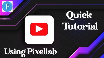 Make Your Own YouTube Logo on Mobile | PixelLab Quick Tutorial