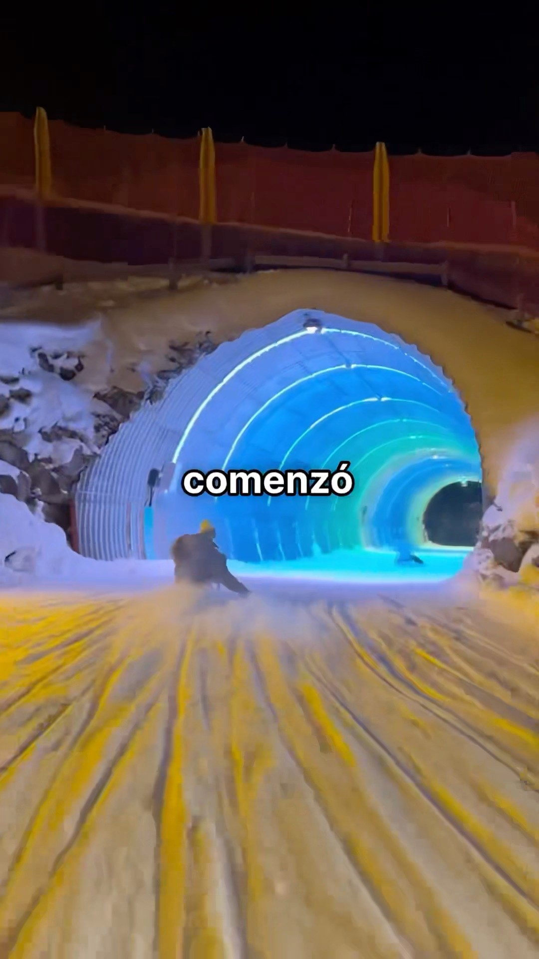 Jugué Mario Kart en la Nieve Real ❄️