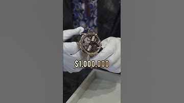 $1M DIAMOND WATCH plays the Godfather theme!