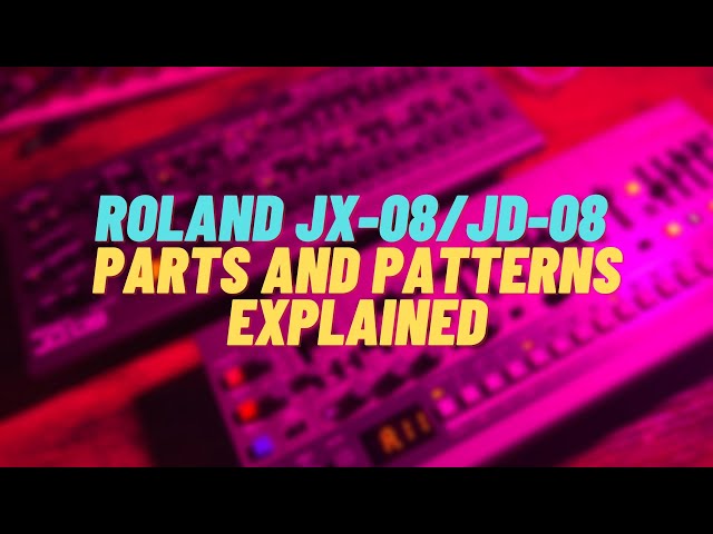 Roland JX-08 vs JD-08 Parts and Patterns Explained - YouTube