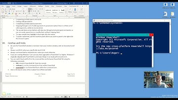 Powershell gotchas and tricks