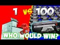 Which is Faster? 1 Laser Printer Or 100 DTGs?