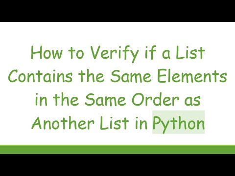 How to Verify