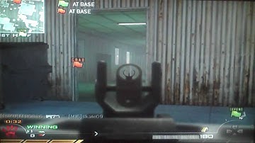 Modern Warfare 2: Multiplayer Gameplay- Capture the Flag (3 harrier strikes in 1 game)