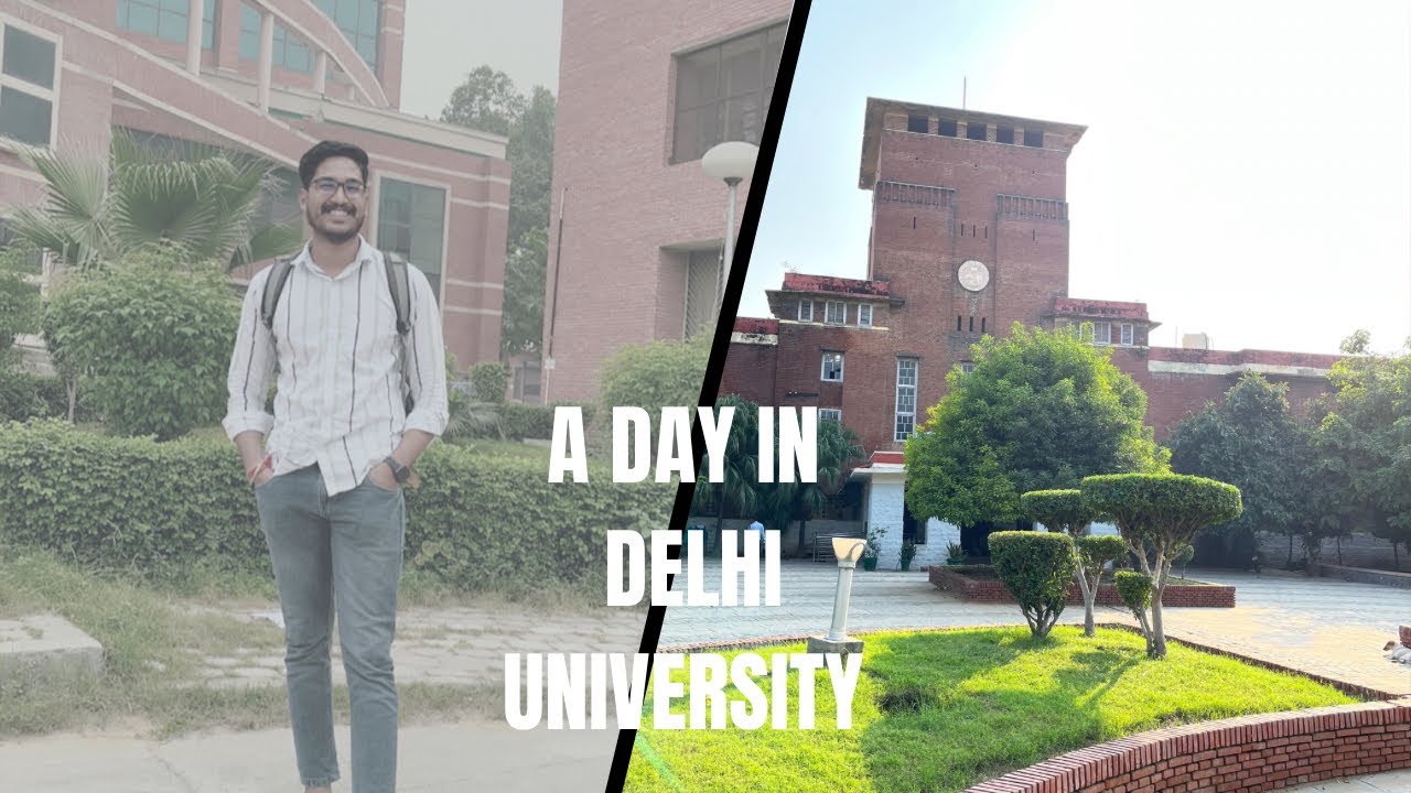 College Vlog DU // A day in Delhi university // North campus // Faculty ...