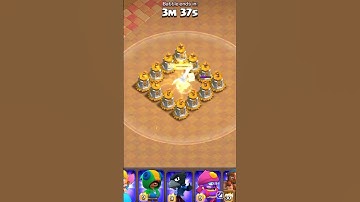 Deadly Super Wizard Tower vs Max Heroes Clash of Clans #shorts