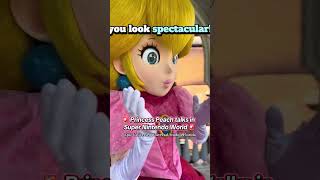 WAIT… PRINCESS PEACH TALKS NOW?! 👑🍑 Super Nintendo World at Epic Universe