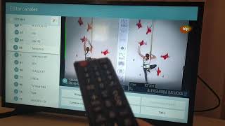 Editar o cambiar número de canal en un televisor Samsung Smart TV de 32''.
