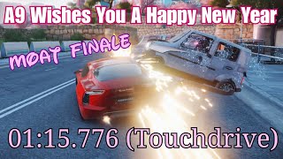 [Asphalt 9] Holiday Celebration: A9 Wishes You A Happy New Year 8/8 (Moat Finale 01:15.776)