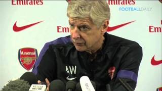 Arsene Wenger reacts to Robin van Persie leaving Arsenal