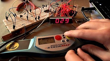 Homemade Prototype Stackmat Tournament Display