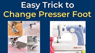 How to Change Presser Foot in Usha Janome Dream Stitch Sewing Machine Part 3 | Stitching Mall