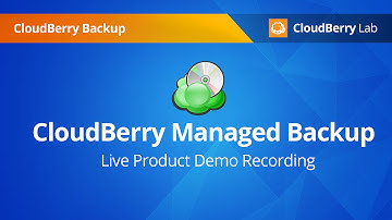 CloudBerry Managed Backup Product Demo recording