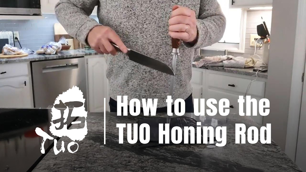 How To Use A Sharpening Steel with TUO - YouTube