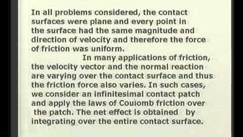 Lec-8 Friction and its Applications-Part-2