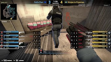 CS:GO POV Demo FaZe NiKo (30/10) vs NiP (de_overpass)