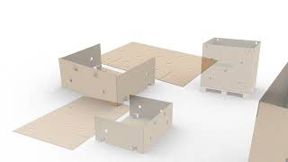 MINI BIG BOX 360 Kg et BIG BOX 500Kg - Le meilleur emballage pour exporter vos fruits en vrac!