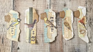 Cluster Page Tabs - Making Embellishments / Page Decoration - Building Up your Stash