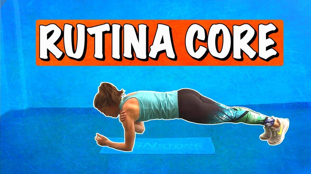 lumbares vertebras dolor RUTINA de CORE en CASA (abdominales, glúteos y lumbares)