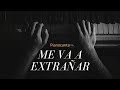 Pianocanta - Me va a extrañar (Fa M - acústico con piano y video con letra) TONO ORIGINAL